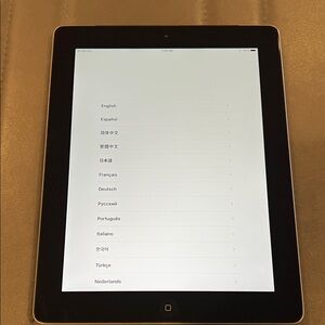 Silver Apple iPad 4th Generation 16 GB WiFi & Cellular